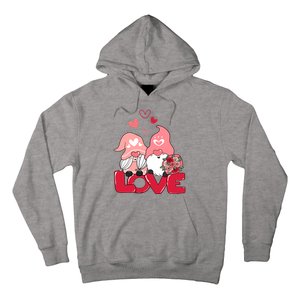 Love Romantic Gnome Couple Valentines Day Hoodie