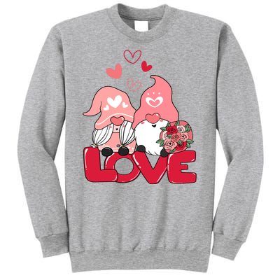 Love Romantic Gnome Couple Valentines Day Sweatshirt