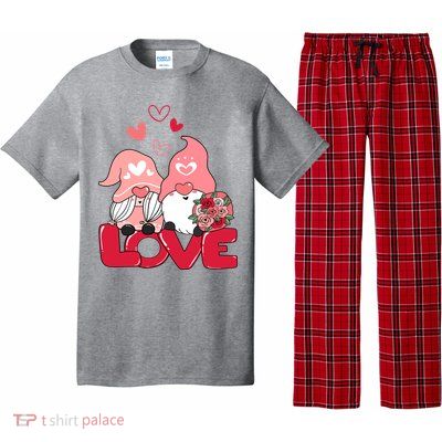 Love Romantic Gnome Couple Valentines Day Pajama Set
