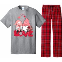 Love Romantic Gnome Couple Valentines Day Pajama Set