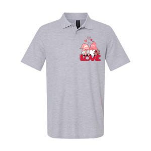 Love Romantic Gnome Couple Valentines Day Softstyle Adult Sport Polo