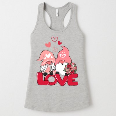 Love Romantic Gnome Couple Valentines Day Womens Tank Top
