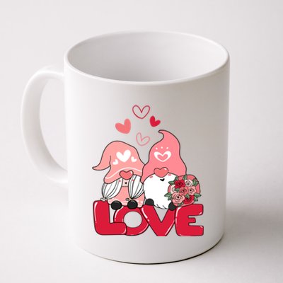 Love Romantic Gnome Couple Valentines Day Coffee Mug