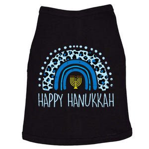 Leopard Rainbow Happy Hanukkah Chanukah Jew Doggie Tank