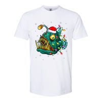 LightUp Reindeer Hat for Anglerfish Christmas Festivities Softstyle CVC T-Shirt