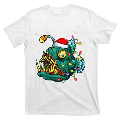 LightUp Reindeer Hat for Anglerfish Christmas Festivities T-Shirt