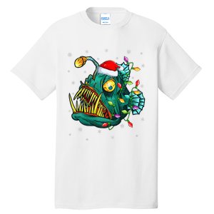 LightUp Reindeer Hat for Anglerfish Christmas Festivities Tall T-Shirt