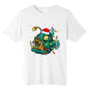 LightUp Reindeer Hat for Anglerfish Christmas Festivities Tall Fusion ChromaSoft Performance T-Shirt