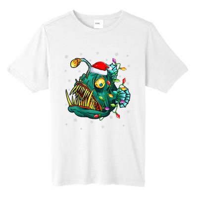 LightUp Reindeer Hat for Anglerfish Christmas Festivities Tall Fusion ChromaSoft Performance T-Shirt