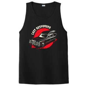 Last Responder Hearse Death Funny Dark Humor Morbid Alt Goth PosiCharge Competitor Tank