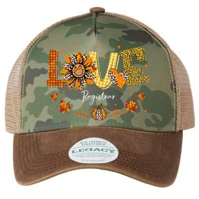 Love Registrar Happy Fall Thanksgiving Legacy Tie Dye Trucker Hat