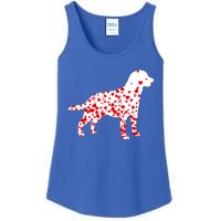 Labrador Retriever Heart Dog Valentine's Day Gift Ladies Essential Tank