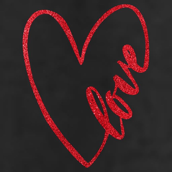 Love Romantic Heart 7 Panel Mesh Trucker Snapback Hat