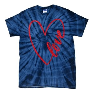 Love Romantic Heart Tie-Dye T-Shirt