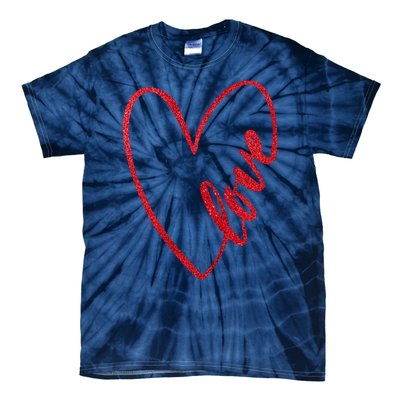 Love Romantic Heart Tie-Dye T-Shirt