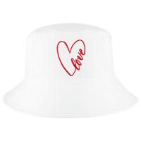 Love Romantic Heart Cool Comfort Performance Bucket Hat