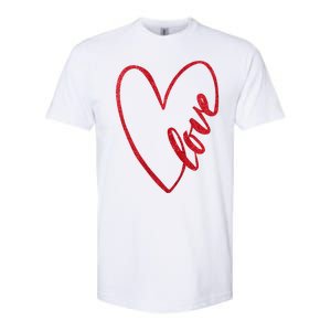 Love Romantic Heart Softstyle® CVC T-Shirt