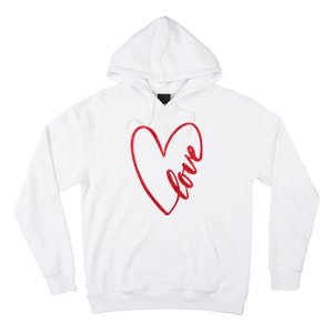 Love Romantic Heart Hoodie