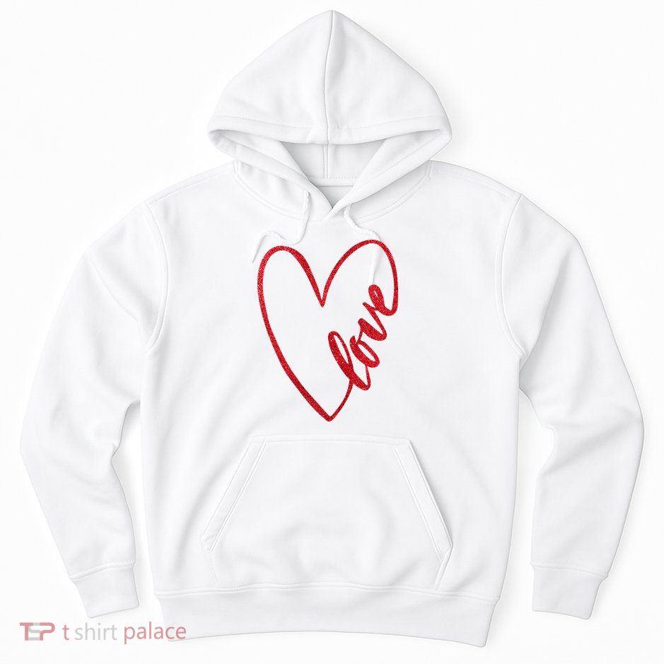 Love Romantic Heart Hoodie