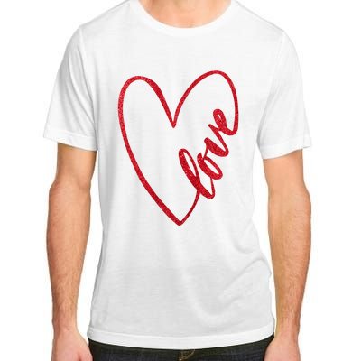 Love Romantic Heart Adult ChromaSoft Performance T-Shirt