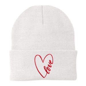 Love Romantic Heart Knit Cap Winter Beanie