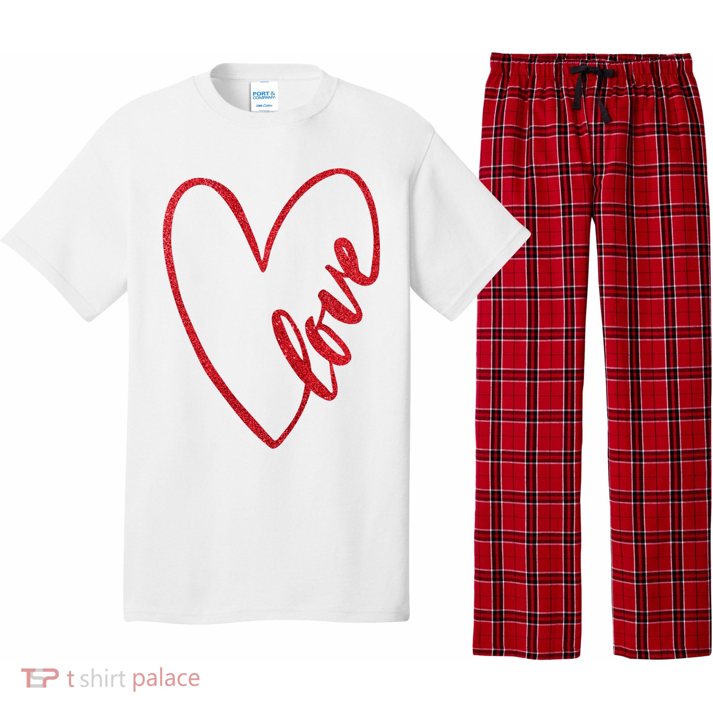 Love Romantic Heart Pajama Set