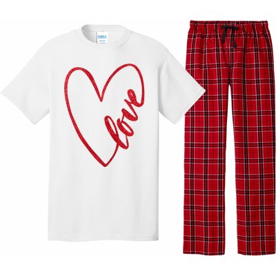 Love Romantic Heart Pajama Set