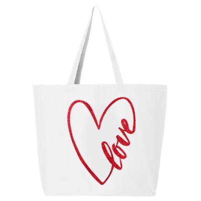 Love Romantic Heart 25L Jumbo Tote