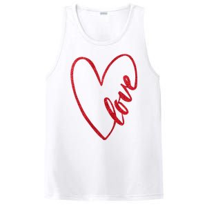 Love Romantic Heart PosiCharge Competitor Tank