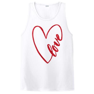 Love Romantic Heart PosiCharge Competitor Tank