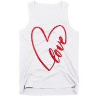 Love Romantic Heart Tank Top