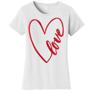 Love Romantic Heart Women's T-Shirt