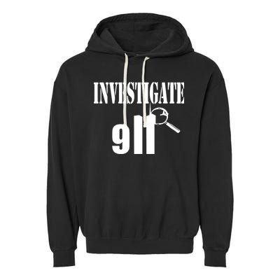 Luke Rudkowski Investigate 911 Garment-Dyed Fleece Hoodie