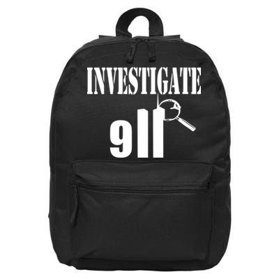 Luke Rudkowski Investigate 911 16 in Basic Backpack