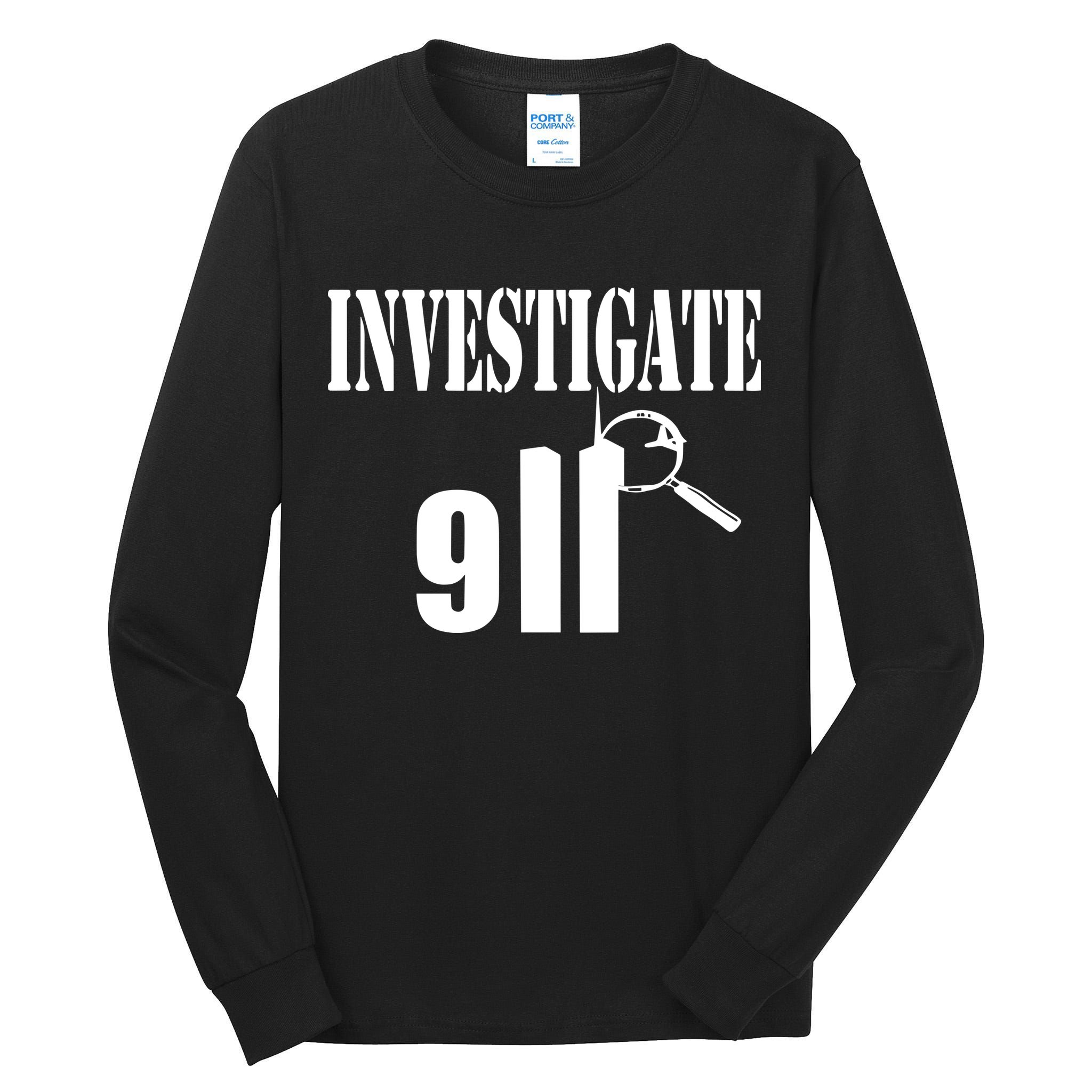 Luke Rudkowski Investigate 911 Tall Long Sleeve T-Shirt