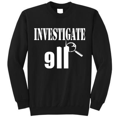 Luke Rudkowski Investigate 911 Tall Sweatshirt