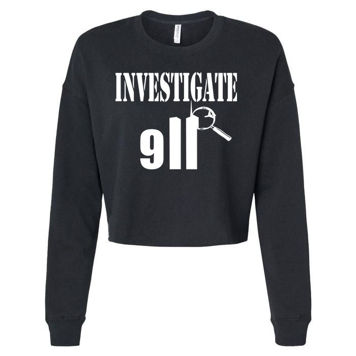 Luke Rudkowski Investigate 911 Cropped Pullover Crew