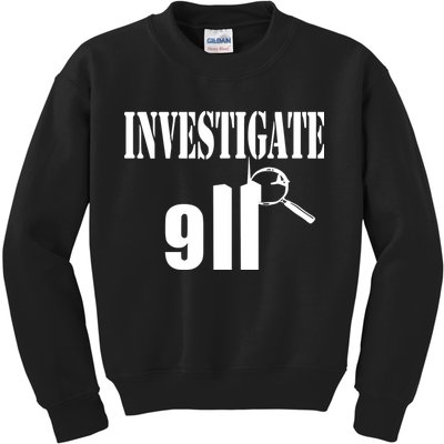 Luke Rudkowski Investigate 911 Kids Sweatshirt