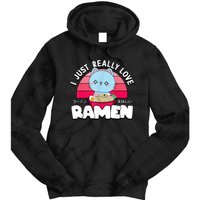 Love Ramen Japanese Gift Anime Shirt Girls Manga Kawaii Cat Tie Dye Hoodie