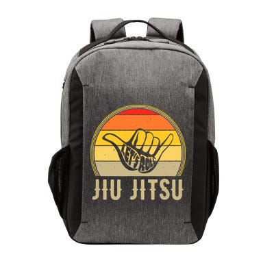 Let's Roll Jiu Jitsu Hand Vintage Sunset Funny Martial Arts Vector Backpack