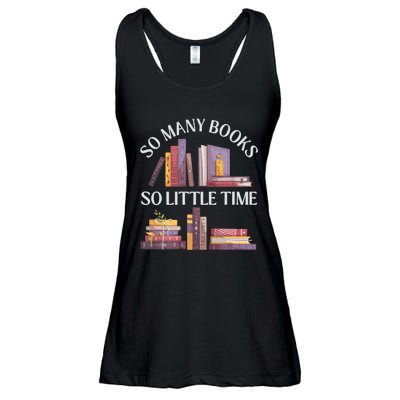 Love Reading Just One More Chapter I Love All The Books Ladies Essential Flowy Tank