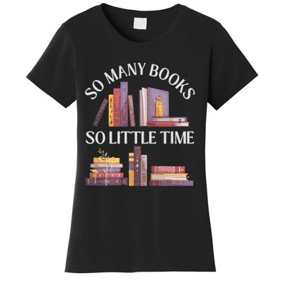 Love Reading Just One More Chapter I Love All The Books Women's T-Shirt