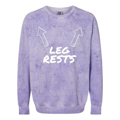 Leg Rests Colorblast Crewneck Sweatshirt