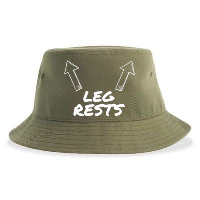 Leg Rests Sustainable Bucket Hat