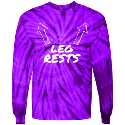 Leg Rests Tie-Dye Long Sleeve Shirt