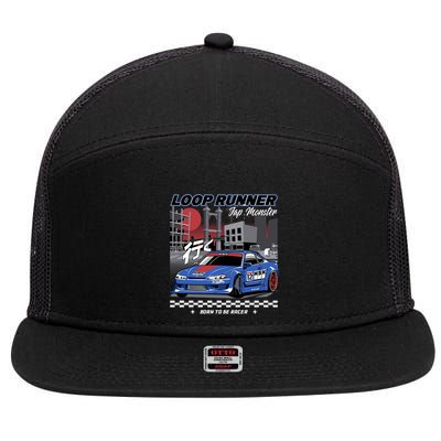 Loop Runner 7 Panel Mesh Trucker Snapback Hat