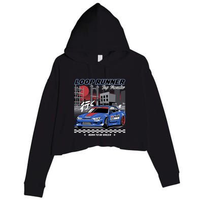 Loop Runner Crop Fleece Hoodie