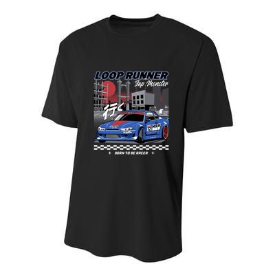 Loop Runner Youth Performance Sprint T-Shirt