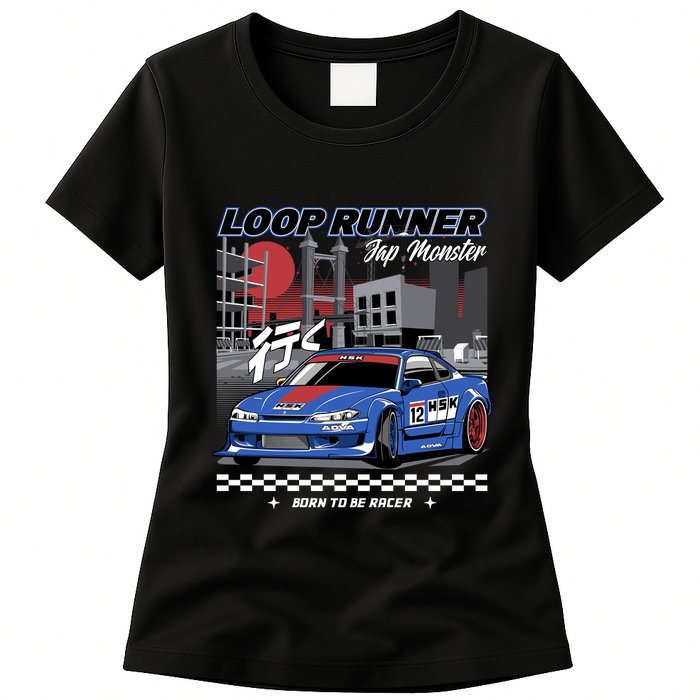 Loop Runner Womens T-Shirt