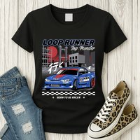Loop Runner Womens T-Shirt